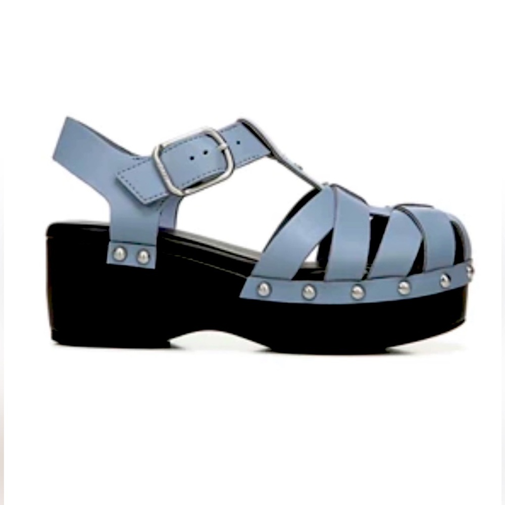 Circus By Sam Edelman Jedda Strappy Ankle Platform Sandals Women’s 9.5 Blue